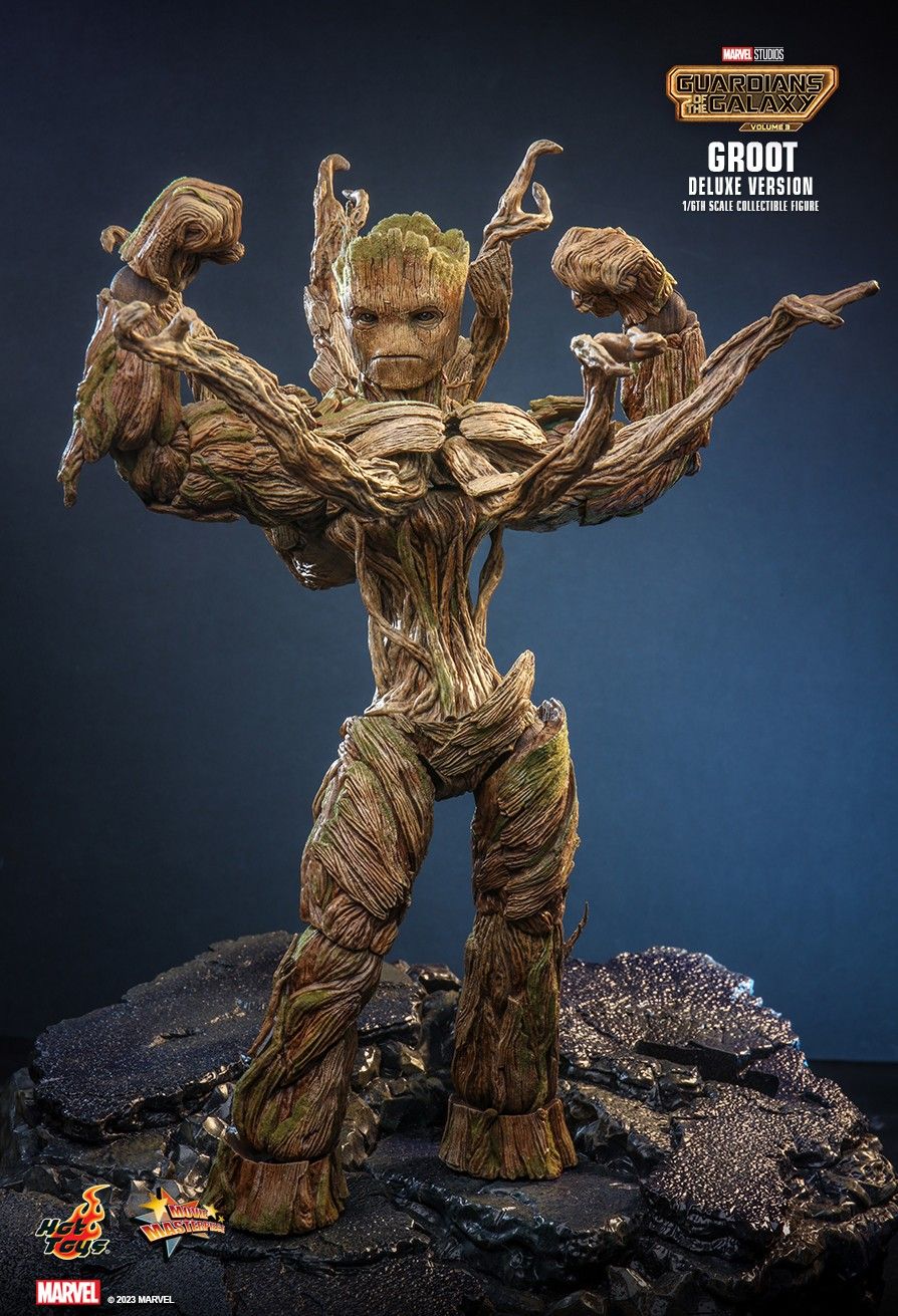 Hot Toys (MMS707) Guardians of the Galaxy Vol. 3 – Groot 1/6th scale  Collectible Figure (Deluxe Version)