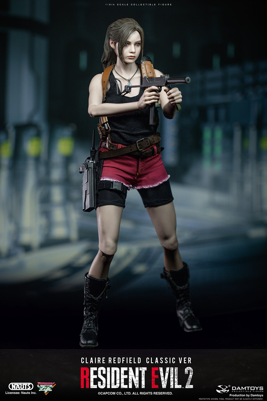 DAMTOYS 1/6 Resident Evil 2 Remake Ver. Claire Redfield Figure