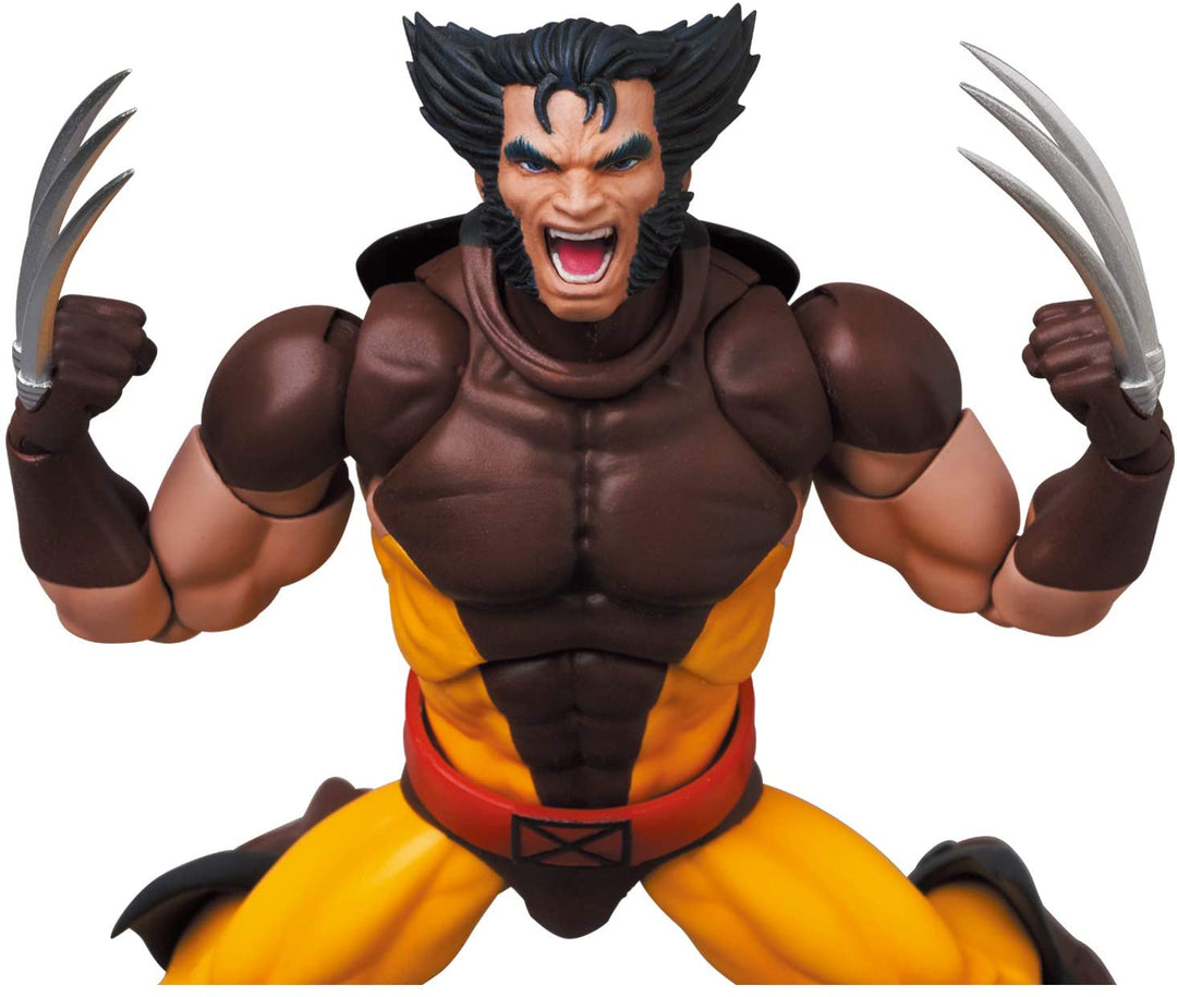 MAFEX NO.138 Marvel Comics X-Men – Wolverine Figure (Brown Costume Version)