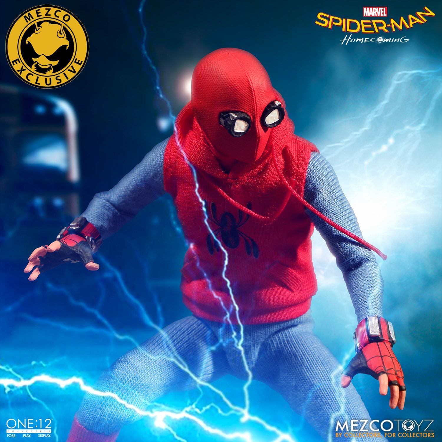  Mezco Toys One: 12 Collective: Marvel Spider-Man Homecoming  Action Figure : Toys & Games