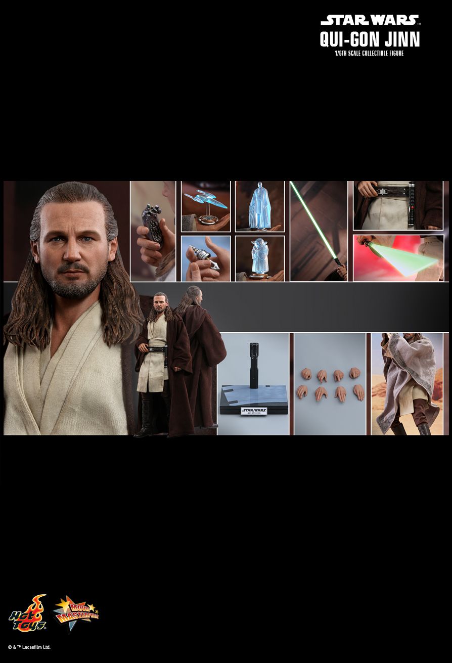 Hot Toys Star Wars The Phantom Menace Qui-Gon Jinn figure up for pre-order  — Lyles Movie Files