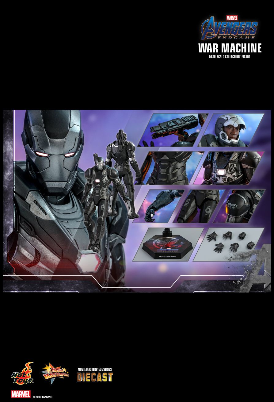 Hot Toys (MMS530D31) Avengers: Endgame – War Machine 1/6th Scale  Collectible Diecast Figure