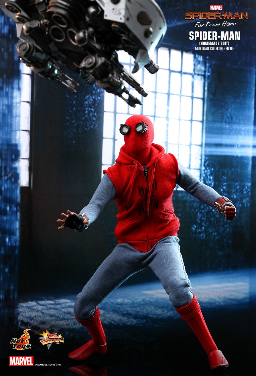 HOT TOYS HOMEMADE SUIT SPIDER-MAN FAR top FROM HOME