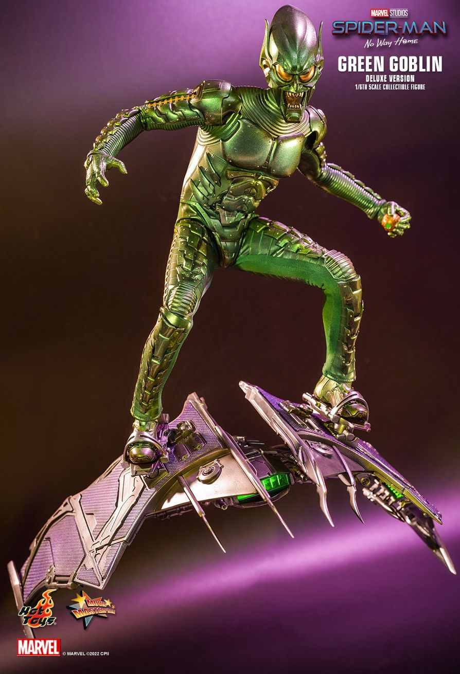 HotToys MMS630 Spider-Man: No Way Home Figurine Bouffon Vert (Green Goblin)  30cm